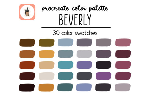 Download Beverly / Warm Tones Procreate Palette - Warm tones Collection