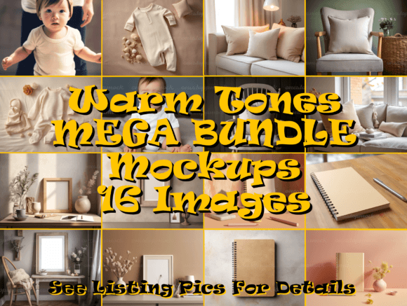 Download Warm Tones Mockup Bundle - Warm tones Collection