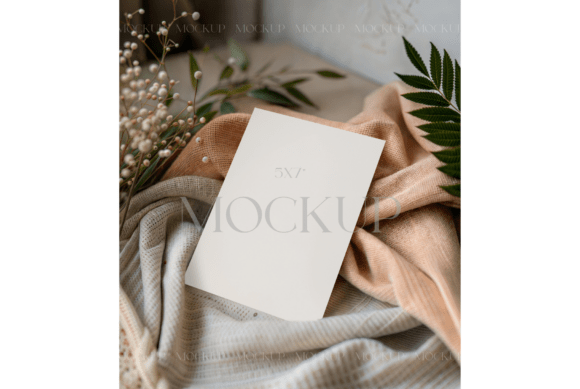 Download Flat Lay 5x7 Mockup with Warm Tones - Warm tones Collection
