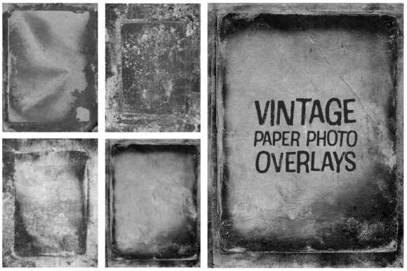 Download Vintage Paper Photo Overlays - Premium Resources